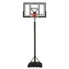 Lifetime Pro Court Height Adjustable Portable Basketball System, 44 Inch Polycarbonate Backboard