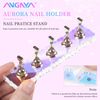 Nail Stand Set for Painting & Display Reusable Sticky Putty & Magnetic Tools