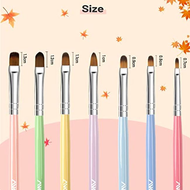 Nail Art Brushes Set (7pcs)