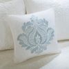 Madison Park Cotton Daybed Cover Set-Double Sided Quilting Classic Cottage Design All Season Bedding with Bedskirt, Matching Shams, Decorative Pillow, 75"x39", Quebec White 6 Piece