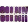 Color Gel  Nail Polish Strips . Purple Royals. Read Description Below