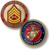 U.S. Marine Corps Gunnery Sergeant Challenge Coin