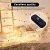 4 Pcs Torpedo Inline Switch 250V 6A Small Light Switch Bipolar for 2 or 3 Core Cable for Desk Lamp (Black)