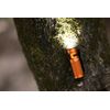 Olight Baton 4 Orange Premium Rechargeable Flashlight & Charging Case, 1300 Lum