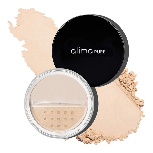 Alima Pure Matte Foundation Loose Mineral Powder Foundation Makeup, Loose Powder Makeup Oil Free Talc Free Powder, Natural Makeup Mineral Foundation Full Coverage Natural Foundation Powder .15 oz/4.5g