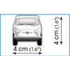 COBI COB24524 Fiat Plastic Model kit, x