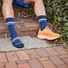 Darn Tough Vermont, Mens, Element Micro Crew Lightweight with Cushion, Eclipse, Medium