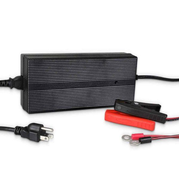 24V 10A 240W AC-to-DC LFP Portable Solar Battery Charger Plug-and-Play