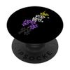 Non-Binary Pride Flower LGBT Nonbinary Enby Flag Gardener PopSockets with Interchangeable PopGrip