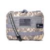 Large Tactical Molle Admin Pouch with Morale Patch and Paracord Tether Super HD