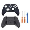 Hzxkqmil Housing Shell Case Replacement for Xbox Elite Controller Series 2, Front Back Shell Faceplate Accessories, Black, with Screwdriver Tool