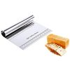 Stainless Steel Dough Scraper Cutter – Pizza, Pastry & Cake Baking Tool