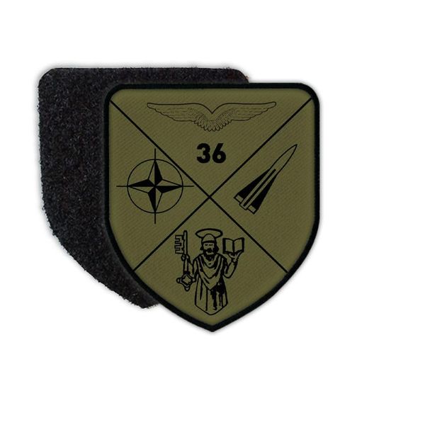 Copytec Patch FlaRakBtl 36 Velcro Uniform Hawk German Army Air Force Badge 75 x 65 #35500