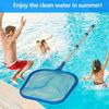 Tee Vee Swimming Pool Skimmer Net with 14-41 inch Adjustable Telescopic Pole