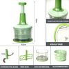 Manual Food Processor -Salsa Maker Hand Chopper Blender As Seen On ... Fast Ship