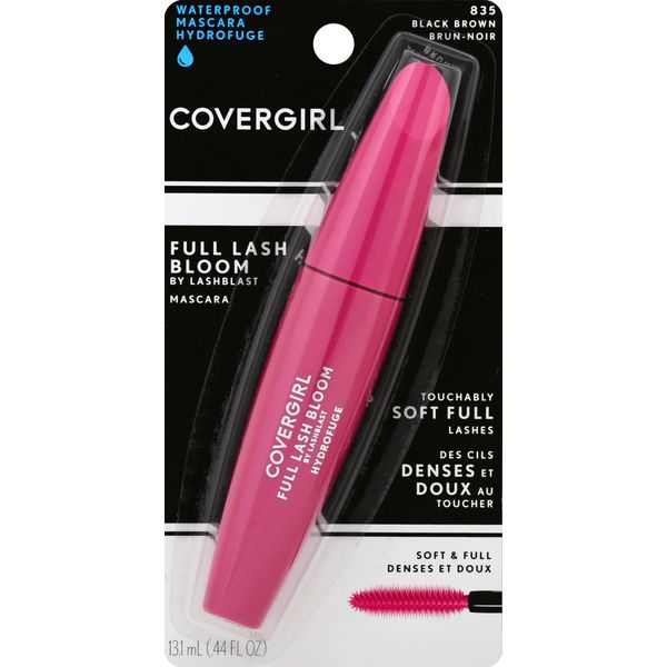 COVERGIRL Full Lash Bloom by Lashblast Waterproof Mascara Black Brown .44 fl oz (13.1 ml) (Packaging may vary)