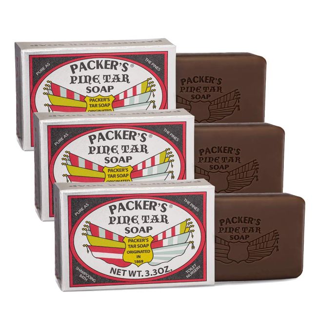 Packer's Pine Pine Tar Soap Bodywash, Paraben Free, Sulfate Free