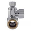 Compression Chrome-Plated Brass Service Stop Tee
