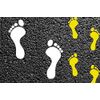 Footprint - Footsteps Floor Marking Stencils Set (Left/Right)