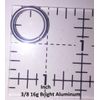 5000 3/8" 16g Bright Aluminum Jump Rings