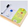 APOLLO Memo Board Magnet Pen, White, 40 x 30 cm