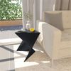 LeisureMod Randolph Modern Triangle End Table in Black Set of 2