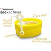 Fusionbrands EggXactRing Adjustible Silicone Egg Ring for Baking, Molding