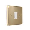ElekTek Light Switch Cover Plate Conversion Single Victorian Brass