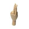 Small Wooden Left Hand Manikin 18cm (7")