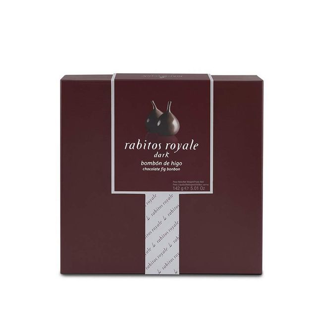 La Higuera. Rabitos Royale. Dark Chocolate Truffle Stuffed Fig Bonbons, 8pcs. 142g (5.01oz)