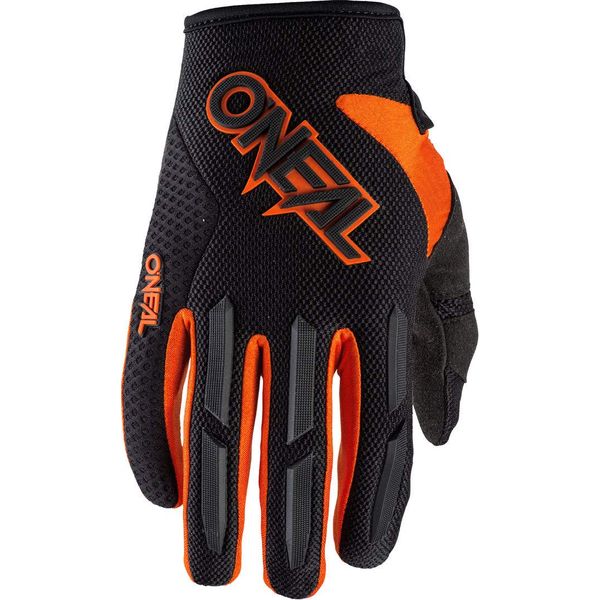 O'NEAL | Fahrrad- & Motocross-Handschuhe | Kinder | MX MTB Mountainbike | Verstellbarer Klettverschluss, Vorgeformte Passform Element Youth Glove (orange, L (6))