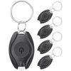 Bordhap 5Pack LED Keychain Flashlight Mini LED Keychain Light Portable Battery Powered Key Ring Torch for Outdoor Camping