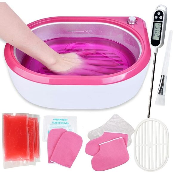 Paraffin Hand Therapy Warmer Kit 2.7L Wax Machine Moisturizing Paraffin Bath USA