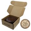 GOLDY&WENDY Rosewood Flat Circular Display Stand (2.6" Inside Diameter, 1 Pack)