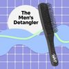 Wet Brush Mens Detangler, Black Leather