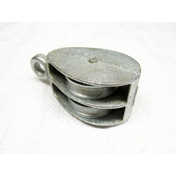 32MM Awning Pulley with Double Cast Sheave and Fixed Round Eye