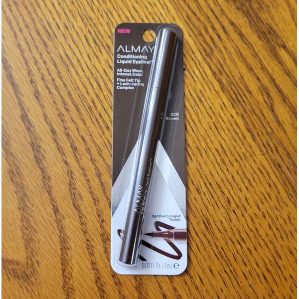 Almay Conditioning Liquid Eyeliner - # 020 Brown - Sealed - Fast Ship!!