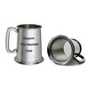 1 Pint Pewter with a Glass Base (with Engraving)