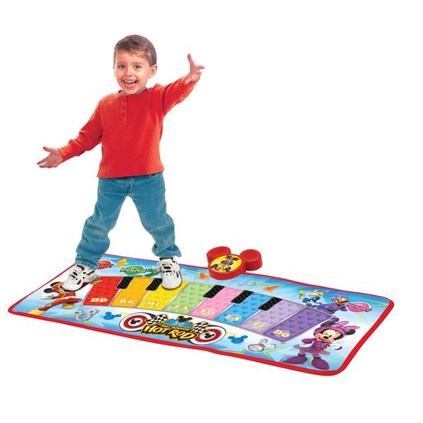 Jakks Pacific Mickey and The Roadster Racers Electronic Music Play Mat, Multicolor