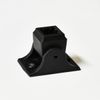 Set of 2 Matte Black "Enfield" Stair Spindles - Pattern 1 - with Adjustable Rake Brackets