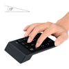 Techson Numeric Keypad with 18 Keys, Wireless Number Pad with 2.4G USB Receiver, Slim Compact for Laptop Notebook Desktop PC Windows