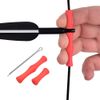 YLS Archery Bowstring Finger Savers Finger Guards Shooting Practice Finger Protector Easy Install with Pin