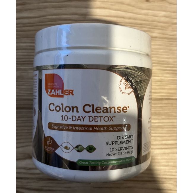 Zahler Colon Cleanse  10 Day Detox EXP   9/26   NEW