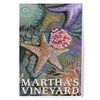 Lantern Press 8x12 Inch Art Print Wall Decor, Martha's Vineyard, Tidepools