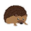 Hedgehog - 12" Vinyl Sticker Waterproof Decal