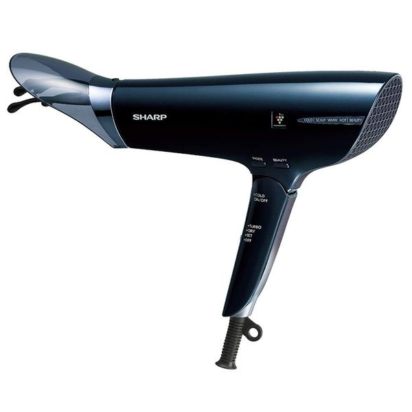 Sharp IB-JX9K-B Plasmacluster Dryer, Equipped with Scalp Esthetic, Black