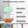 Rain Cloud Humidifier LED Diffuser Multicolor LED Light Home Aromatherapy Ultrasonic Wooden accent