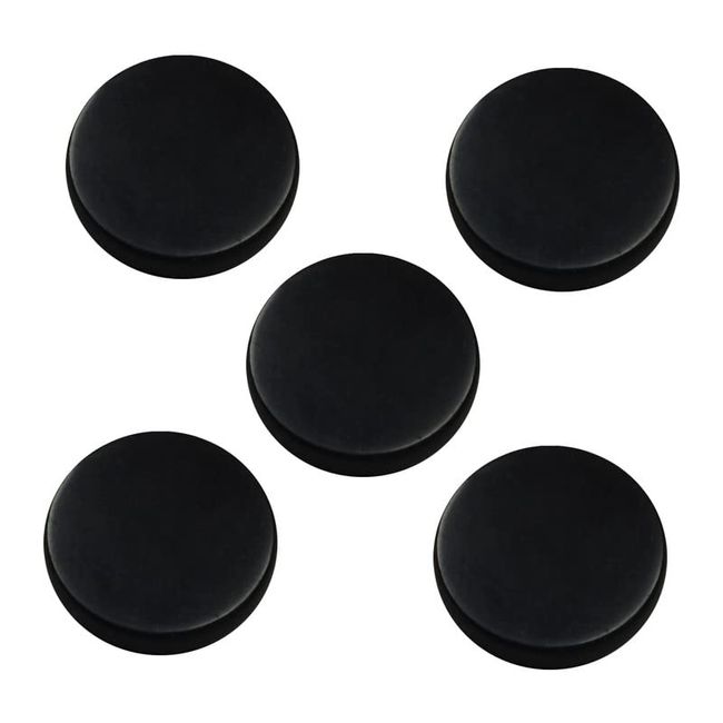 Shungite World Authentic Shungite Sticker for Phone Case Tablet Laptop Computer - Round Dot Healing Energy Shungite Stones Protection Plate with Carbon Fullerenes 5 Pack (Polished, 20 mm / 0.78")