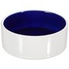 Trixie Ceramic bowl,cream/blue,0.35 l/ø 12 cm