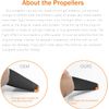 (24pcs) Mini 3 Propellers Compatible with DJI Mini 3 Wings Blades Replacement Accessories (NOT for DJI Mini 3 Pro)